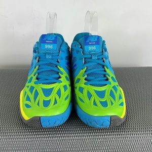 New Balance neon green blue 996 tennis athletic shoes women’s size 7.5